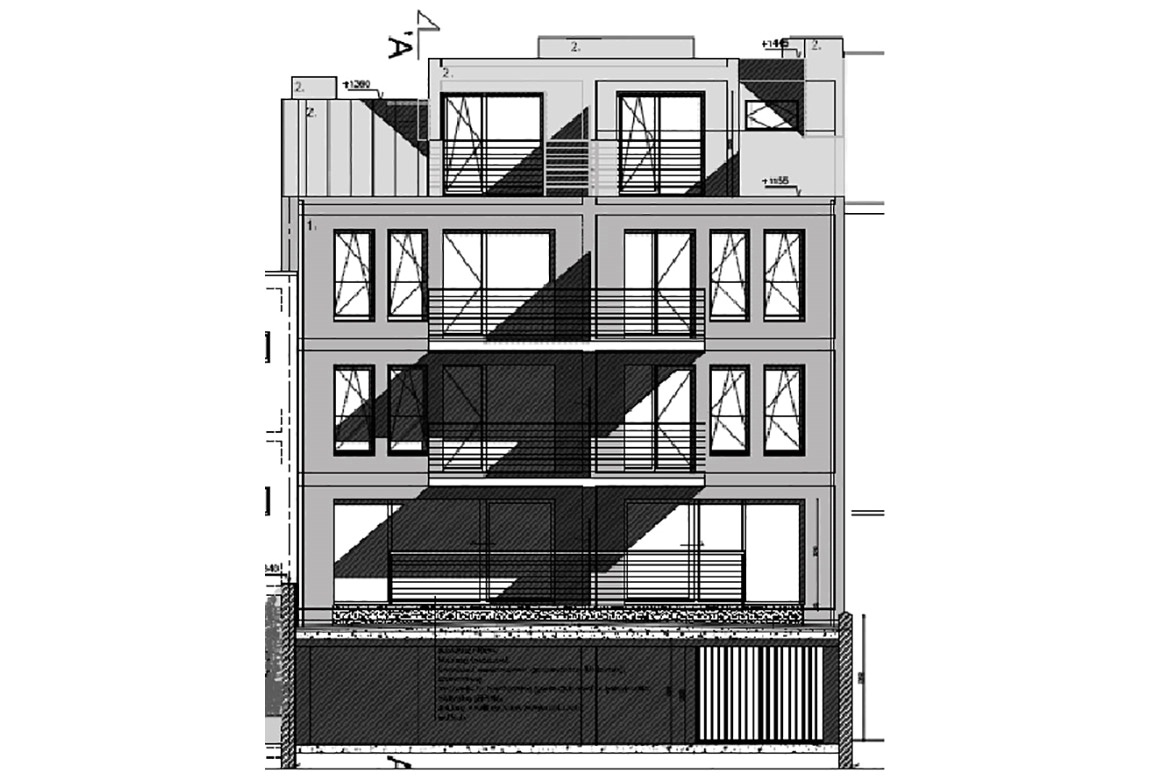 Climatex - Appartementsgebouw te Sint - Gillis Brussel